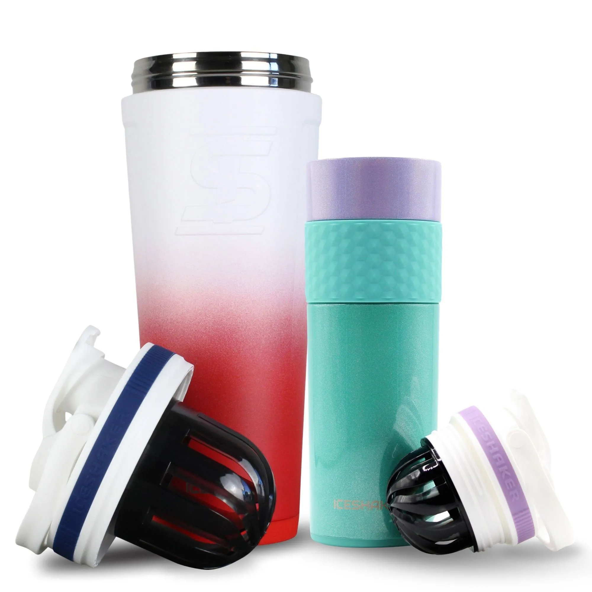 His & Her Protein Shaker Bottle Bundle