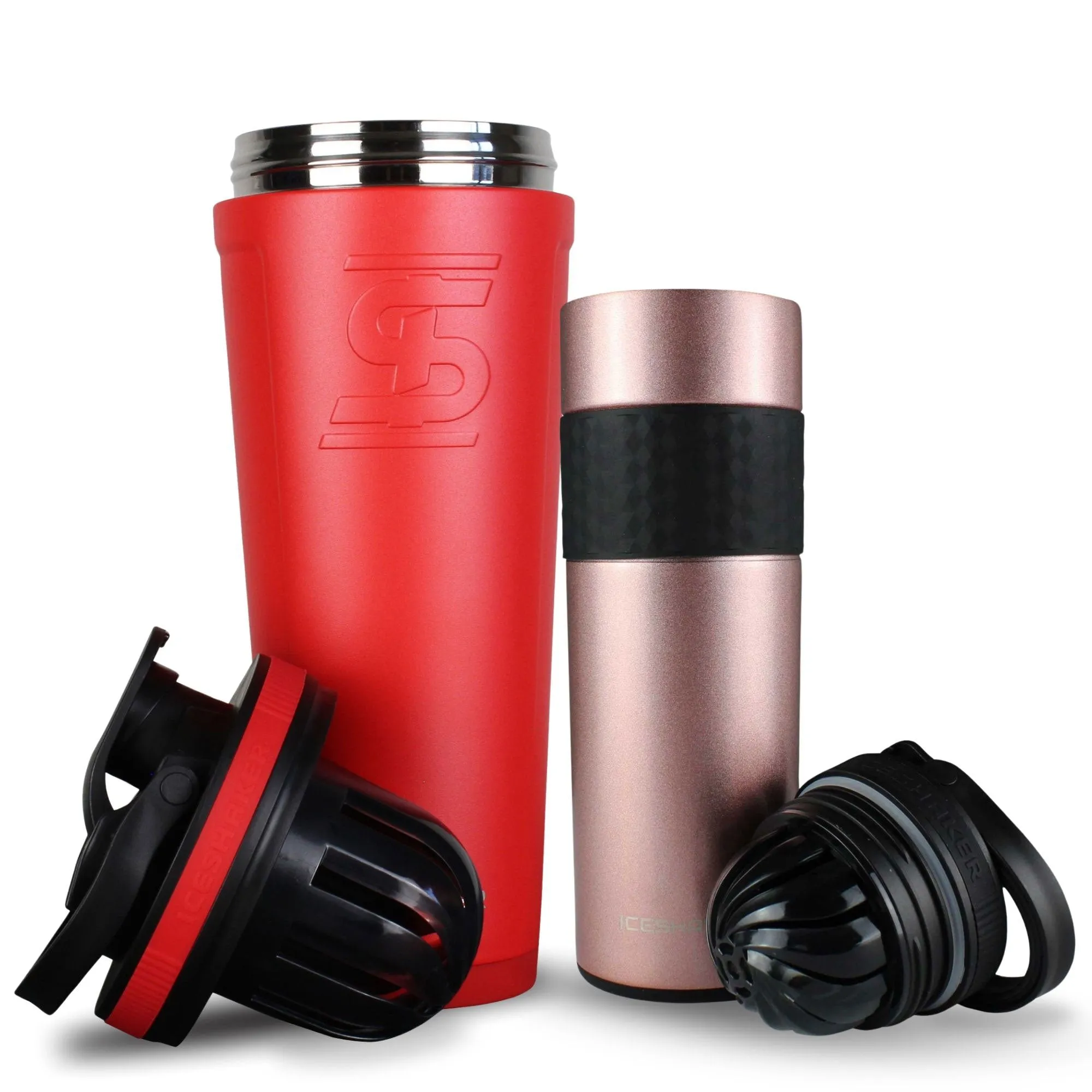 His & Her Protein Shaker Bottle Bundle