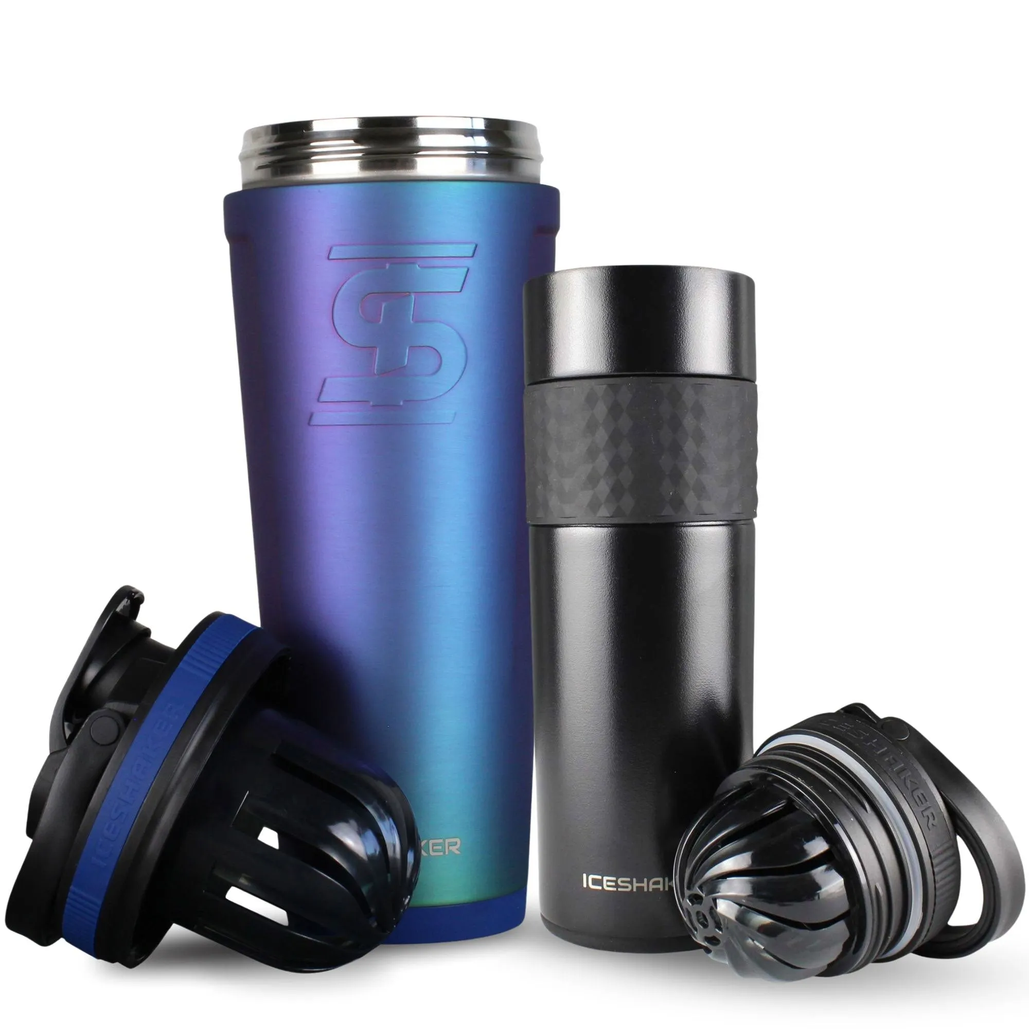 His & Her Protein Shaker Bottle Bundle