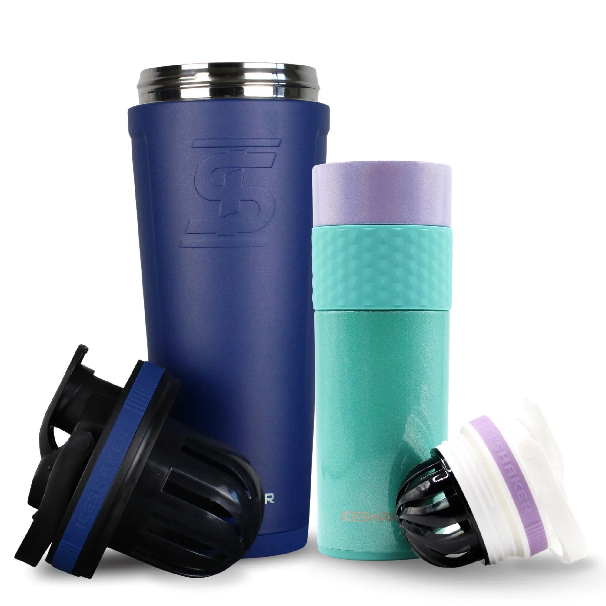 His & Her Protein Shaker Bottle Bundle