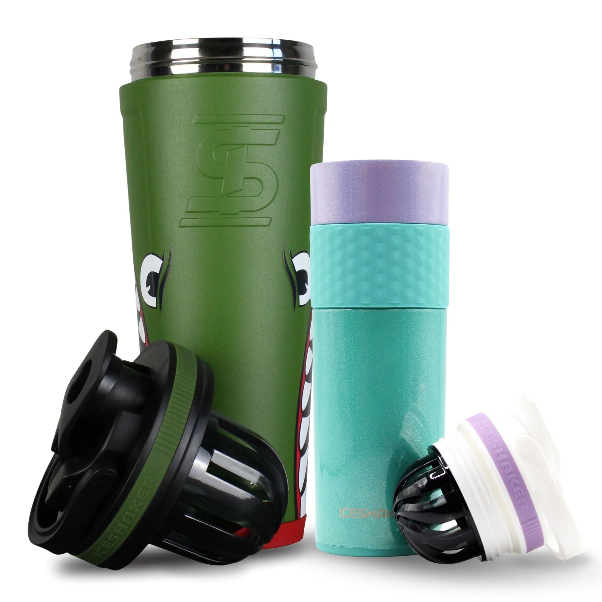 His & Her Protein Shaker Bottle Bundle