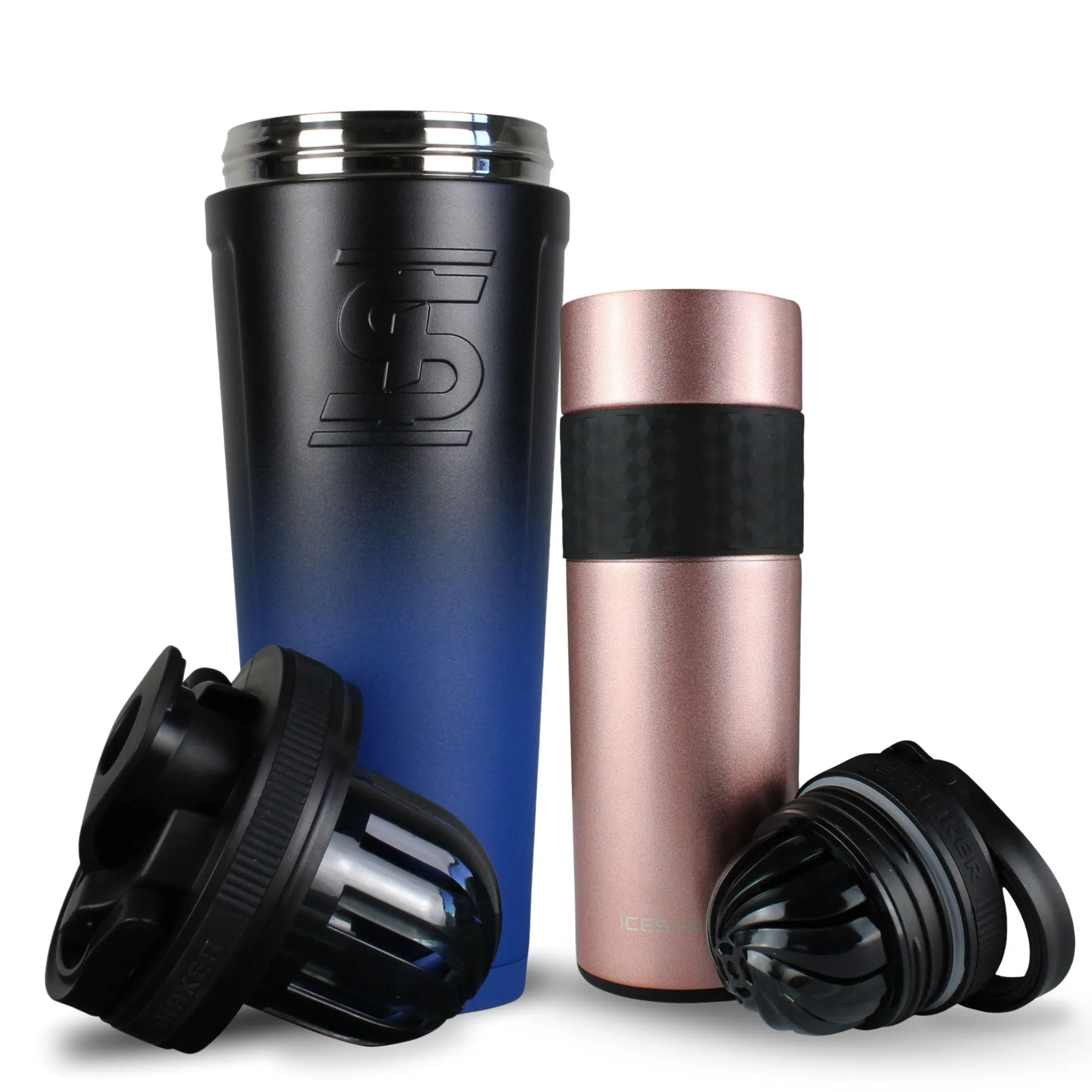 His & Her Protein Shaker Bottle Bundle