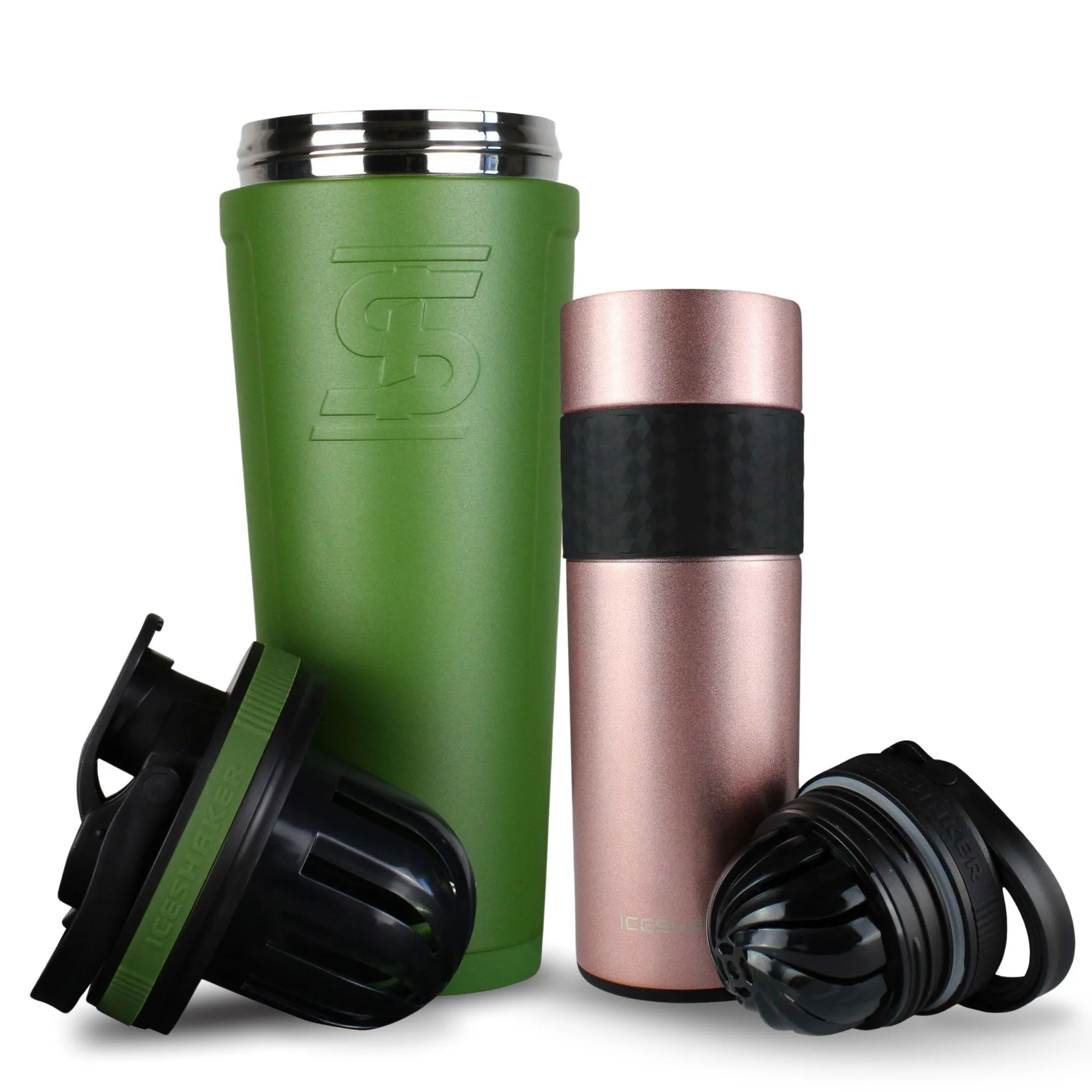 His & Her Protein Shaker Bottle Bundle