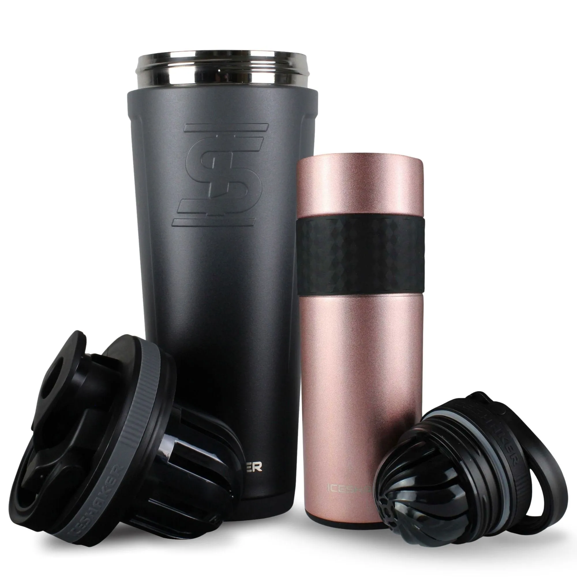 His & Her Protein Shaker Bottle Bundle