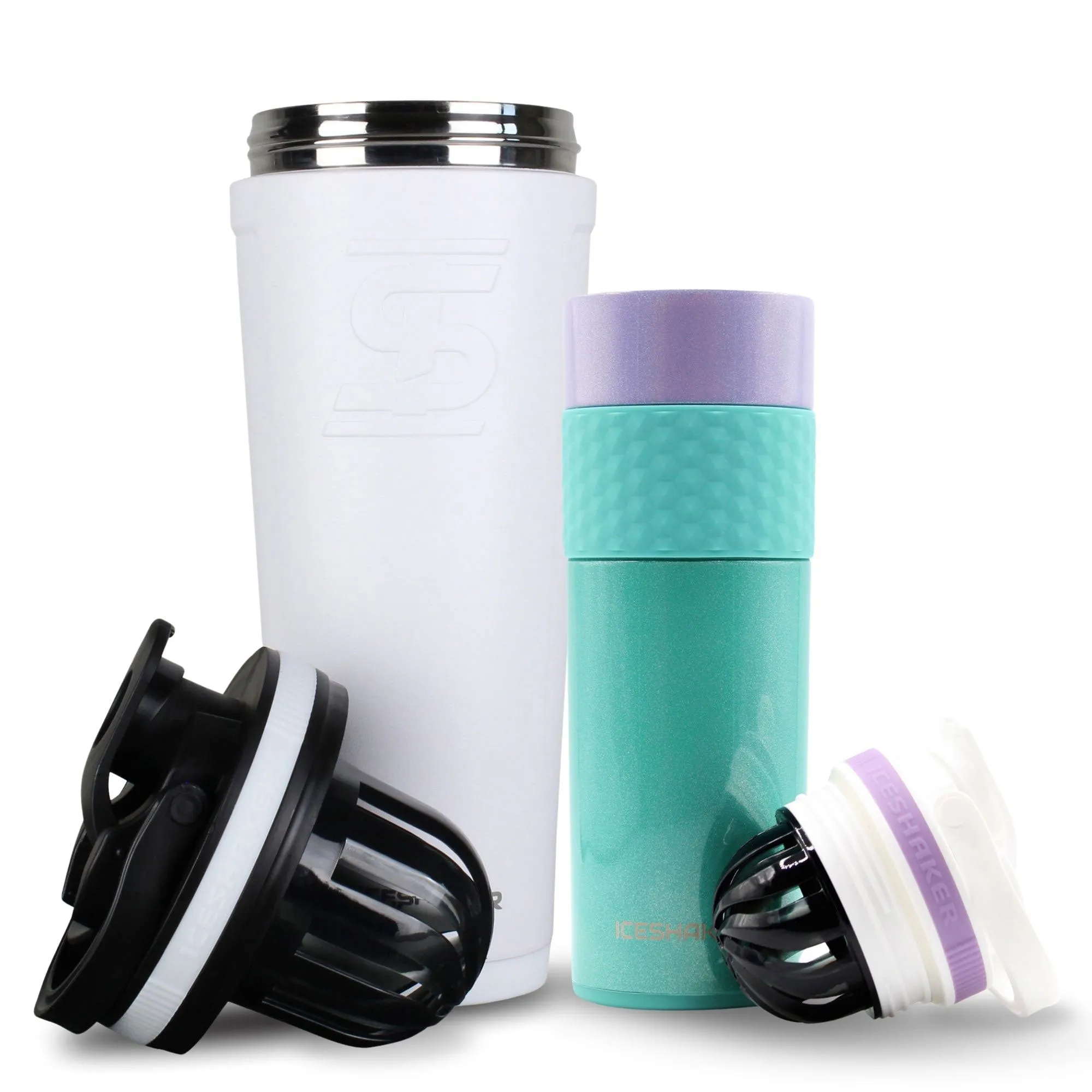His & Her Protein Shaker Bottle Bundle