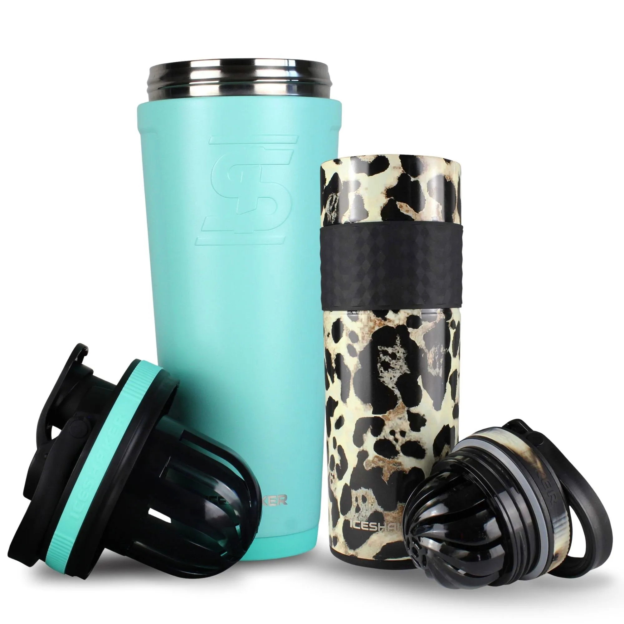 His & Her Protein Shaker Bottle Bundle
