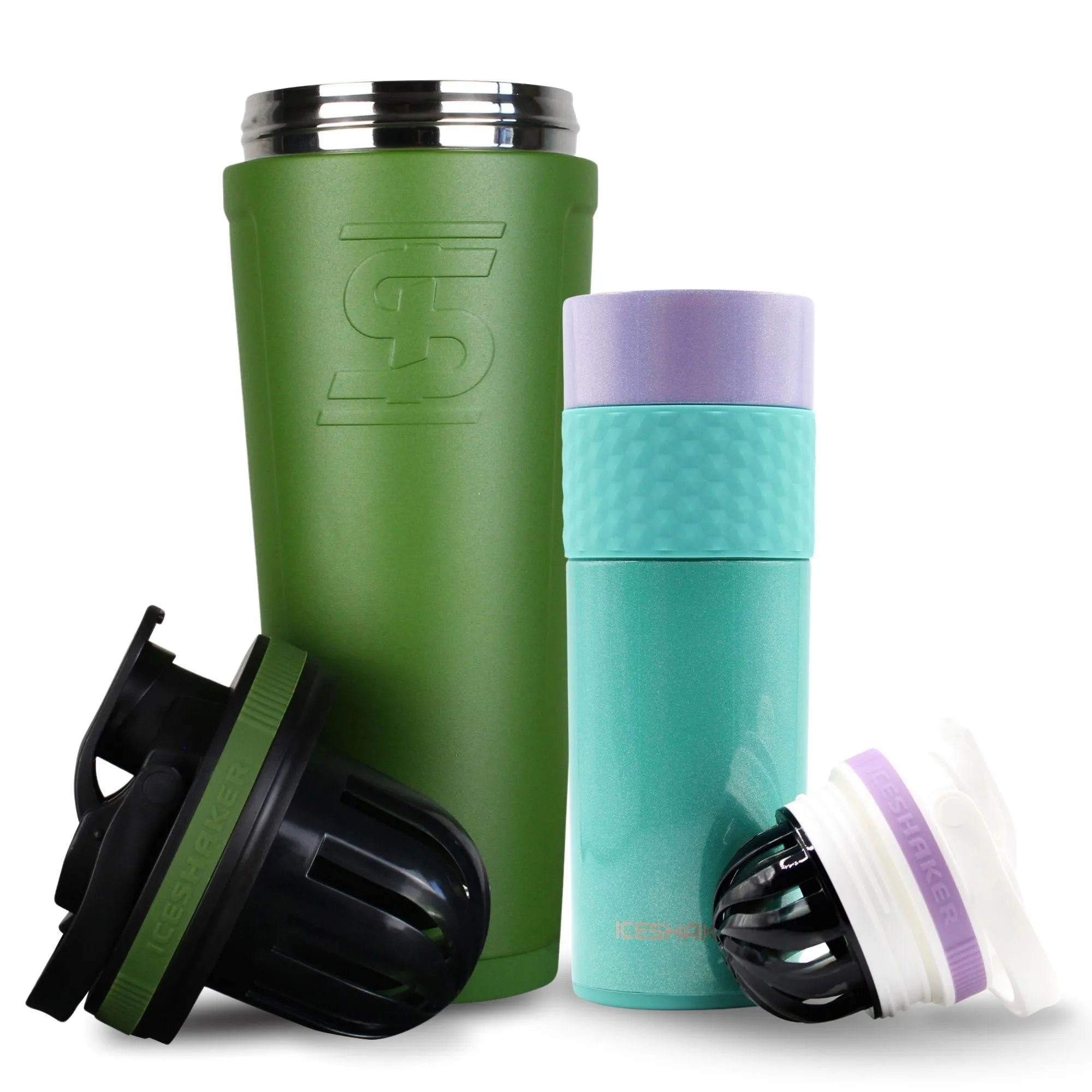 His & Her Protein Shaker Bottle Bundle
