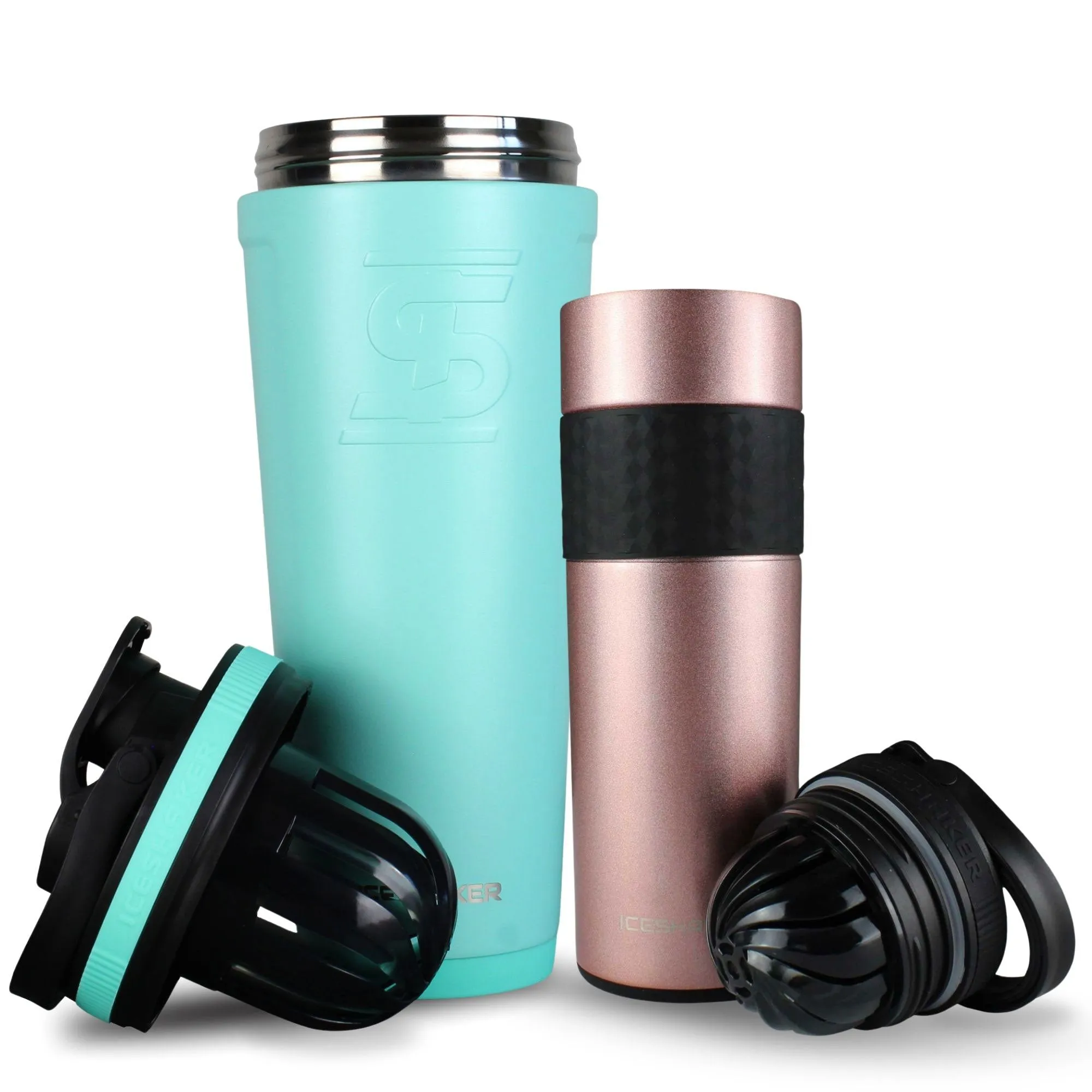 His & Her Protein Shaker Bottle Bundle
