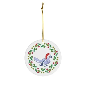 Holiday Archaeoptryx - Ceramic Ornament