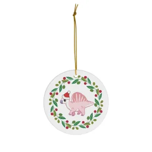 Holiday Ouranosaurus - Ceramic Ornament