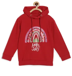 Holly Jolly Hooded Sweatshirt