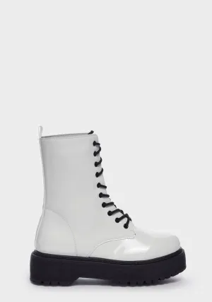 Holy Chasing Shadows Combat Boots