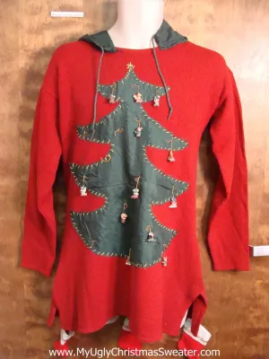 Home Crafted Ugly Christmas Sweater Party Dress