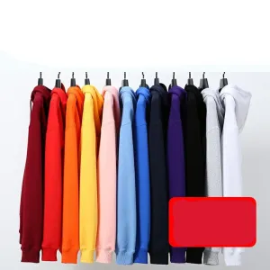 Hooded thickened round neck sweater