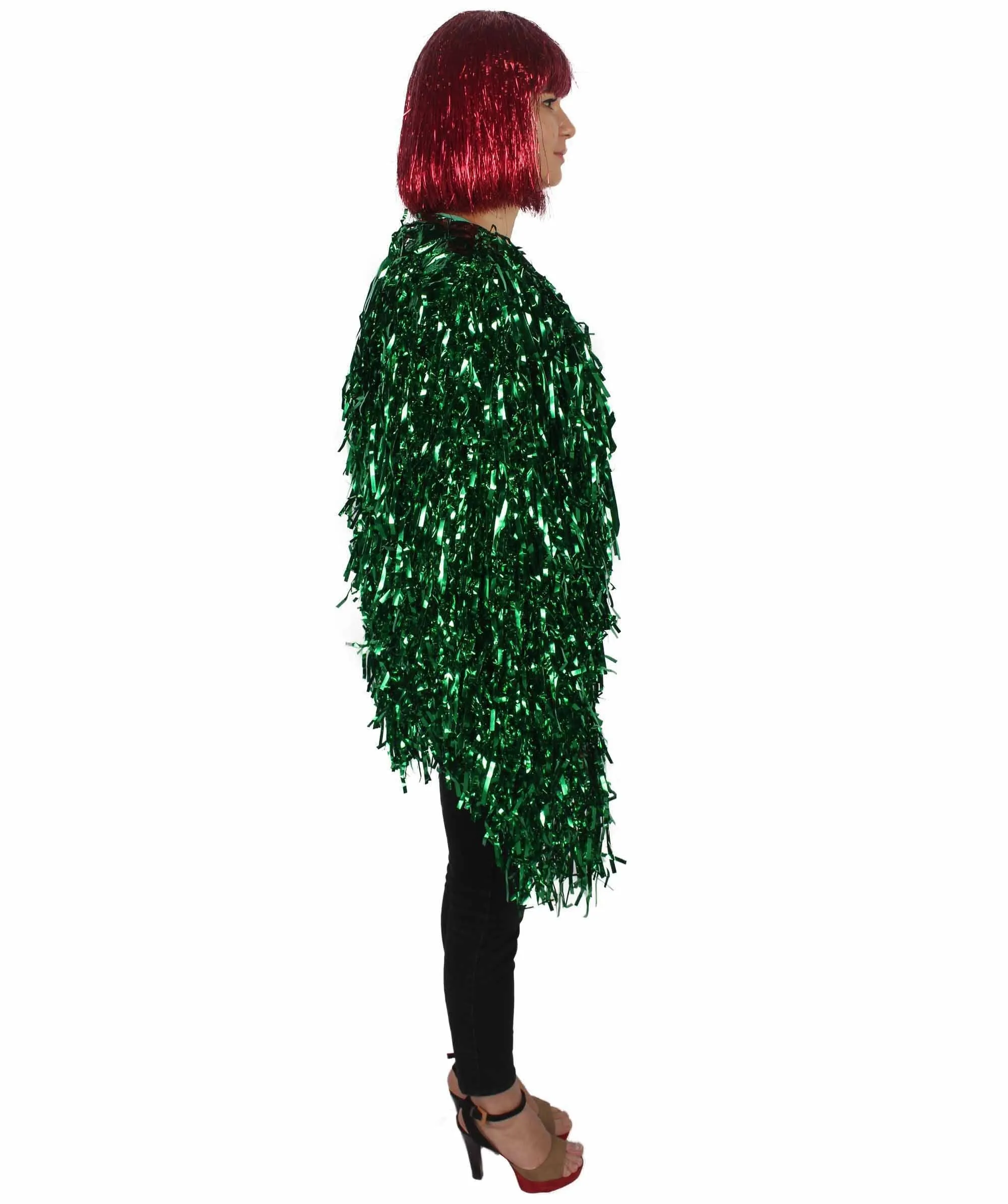 HPO Unisex Festival Carnival Thick Tinsel Jacket with Loose Fit