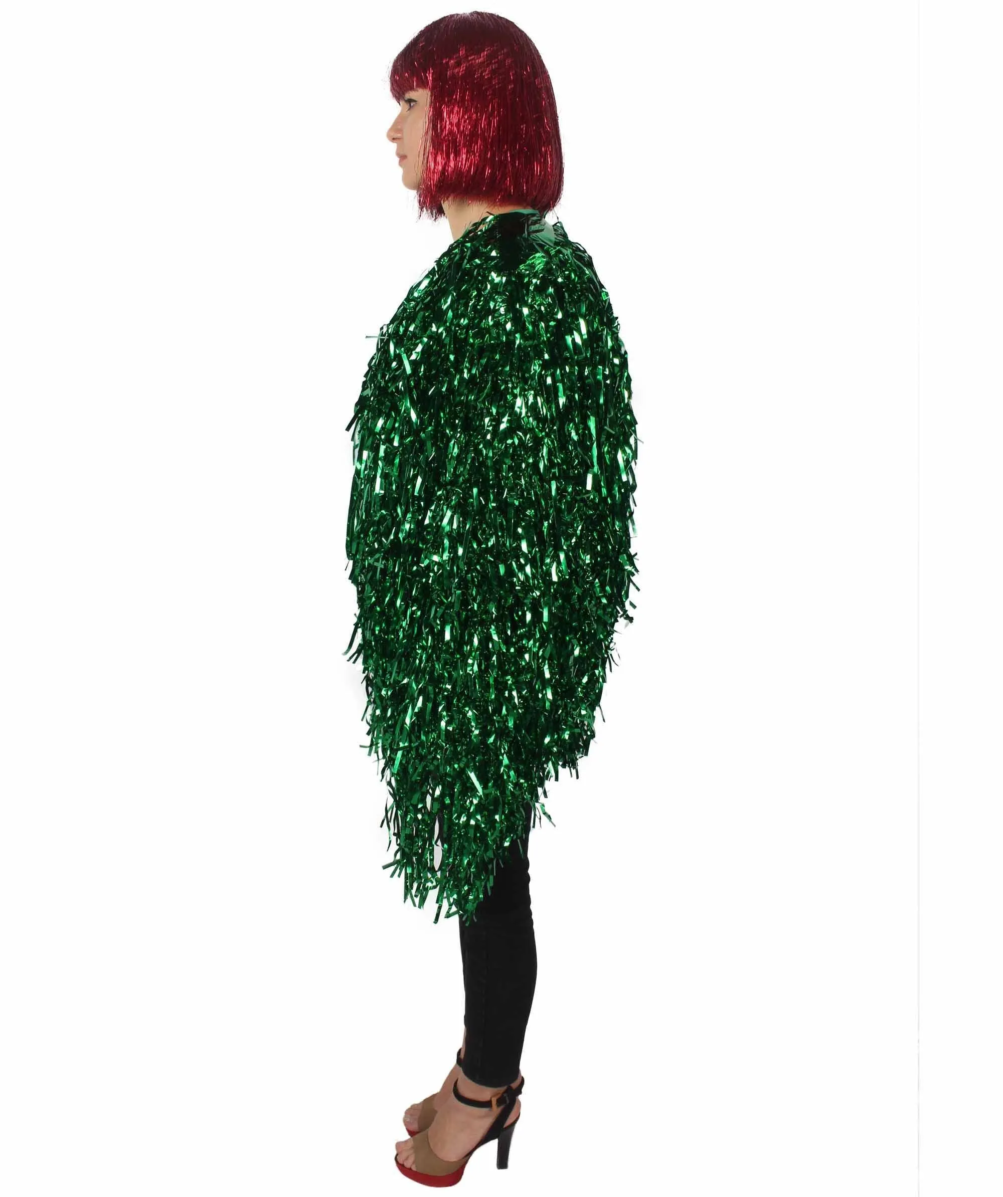 HPO Unisex Festival Carnival Thick Tinsel Jacket with Loose Fit
