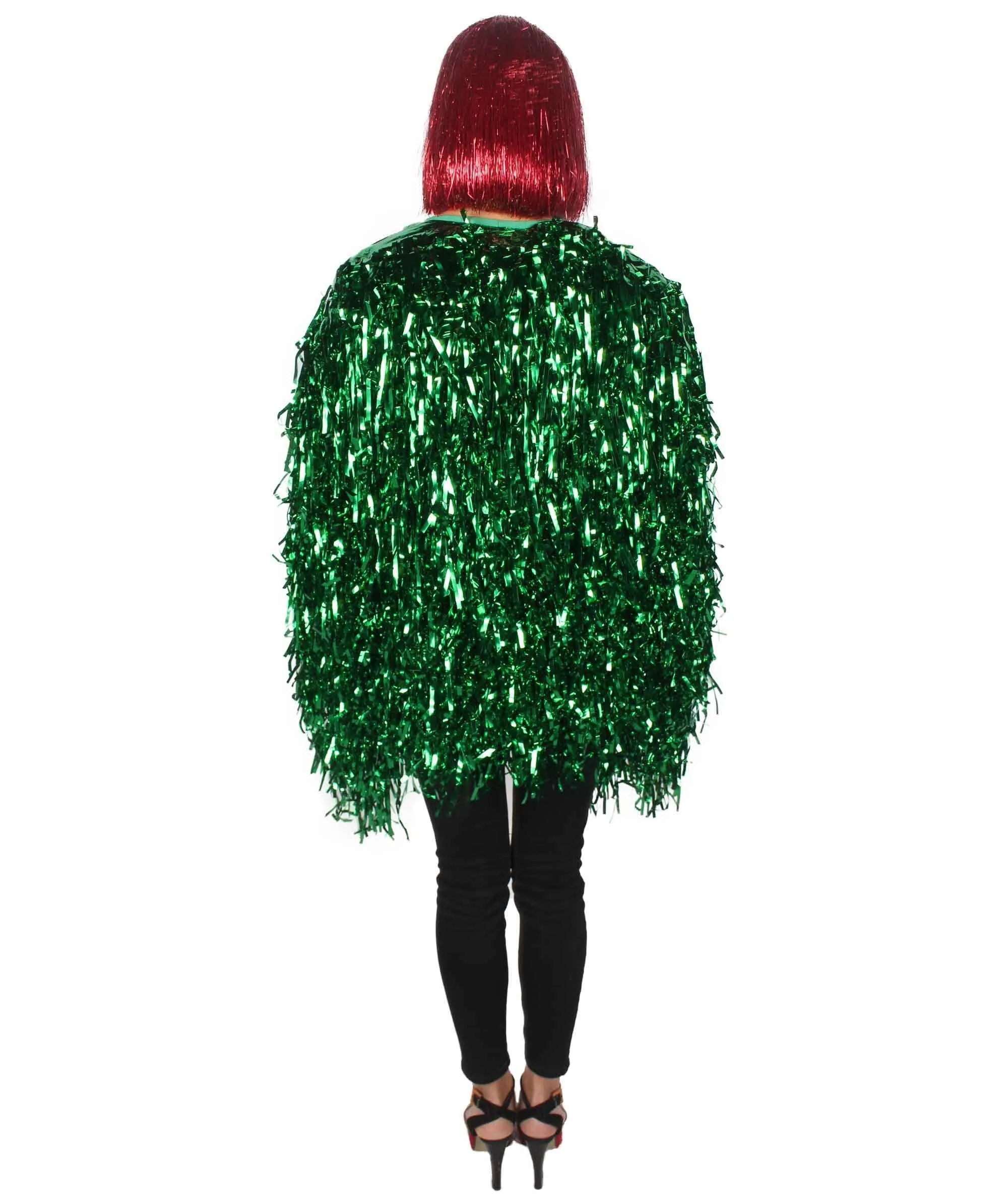 HPO Unisex Festival Carnival Thick Tinsel Jacket with Loose Fit