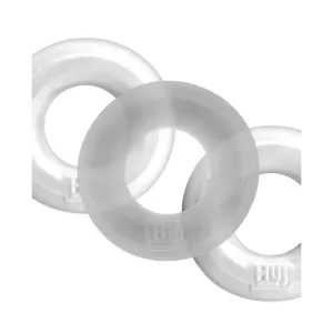 Hunkyjunk HUJ3 C-Ring 3-Pack White Ice