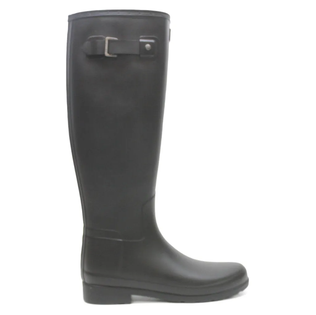 Hunter Womens Boots Original Refined WF Casual Buckle Wellington Rubber - UK 6