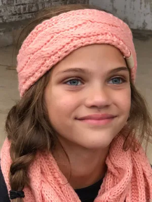 HW-20-HEADWRAP KIDS PEACH