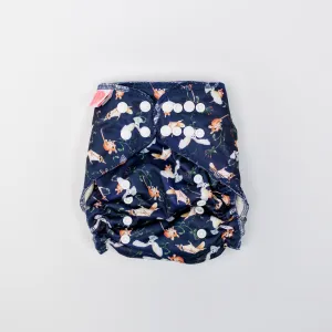 Hybrid Fitted Nappy Cover V1.0 | Moonlight Mischief (OSFM Only)