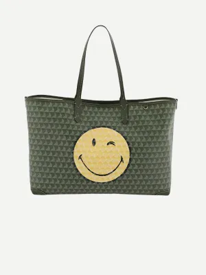I am a Plastic Bag Tote Wink in Fern