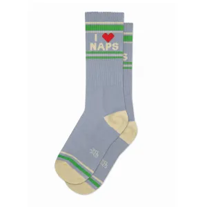 I LOVE Naps Gym Socks