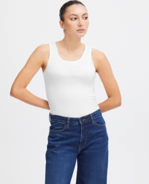 Ichi Zola White Vest Top