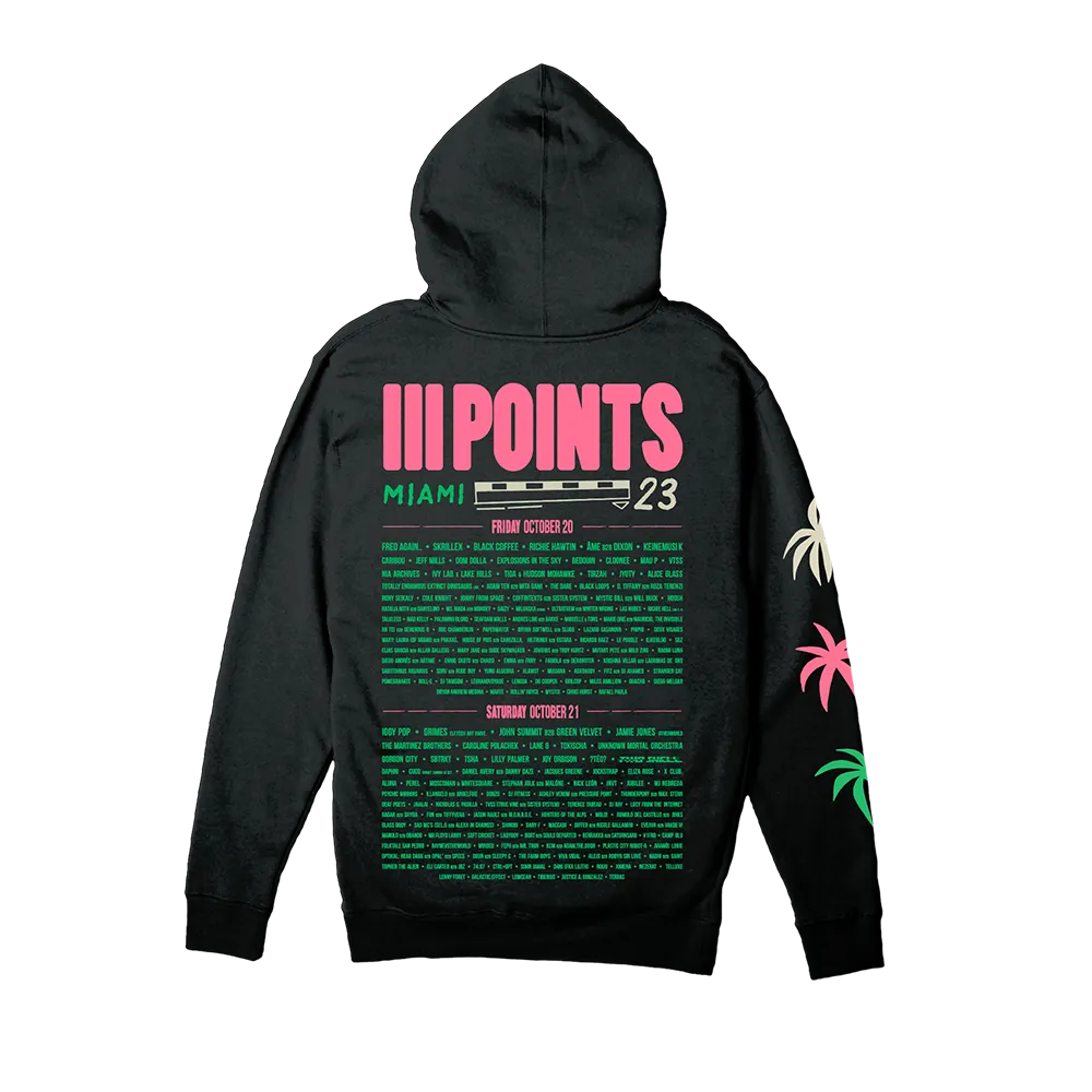III Points 23 Admat Black Lineup Hoodie