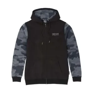 Indian Motorcycle  Mens IMC Camo Hoodie Warm Soft Comfortable Casual Black