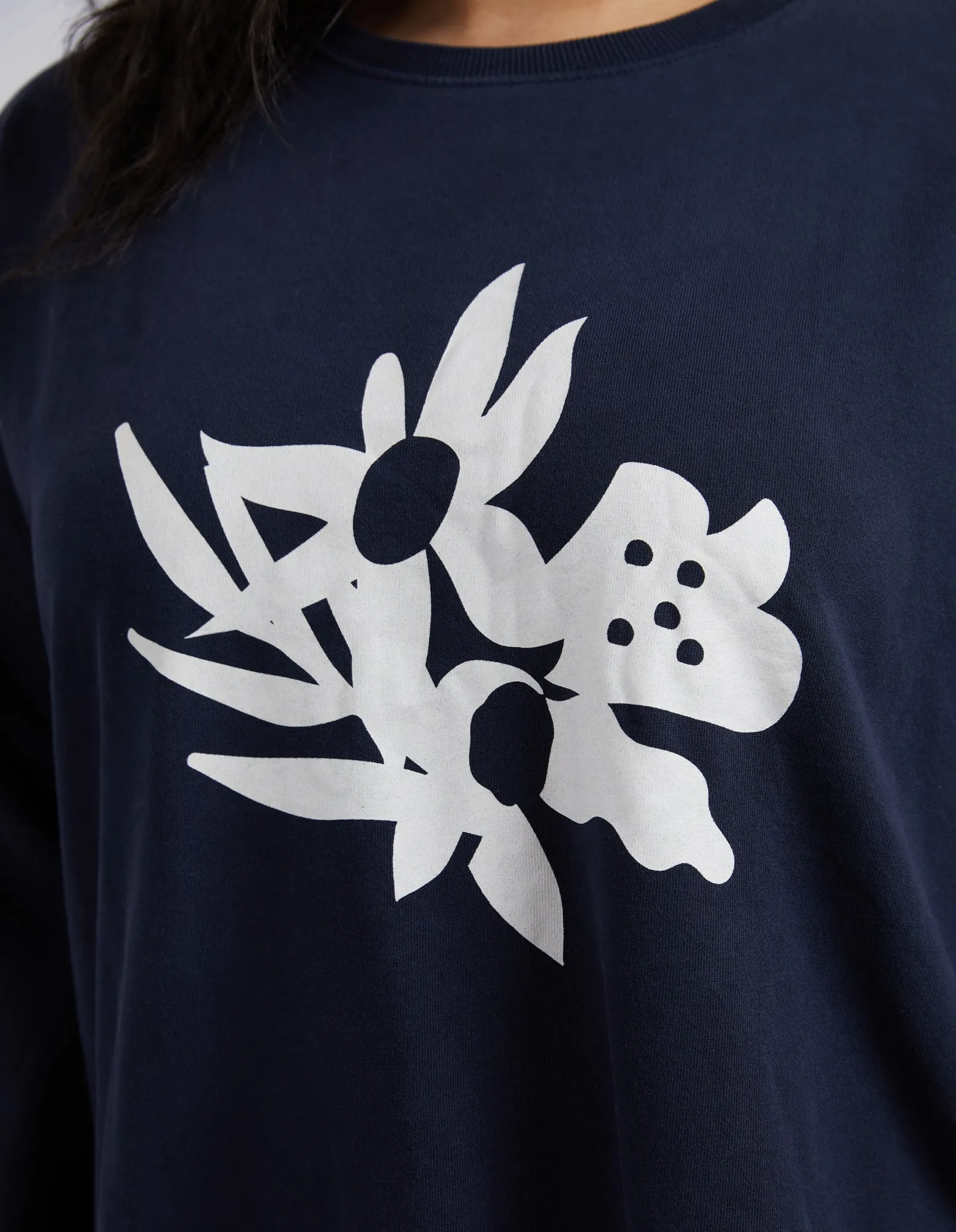 Inflorescence Crew Washed Navy