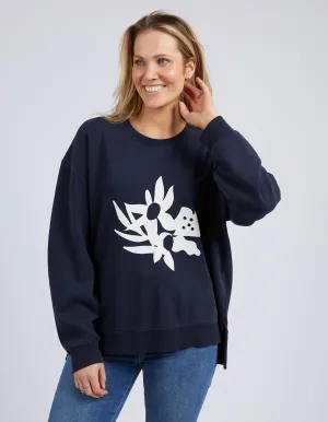 Inflorescence Crew Washed Navy