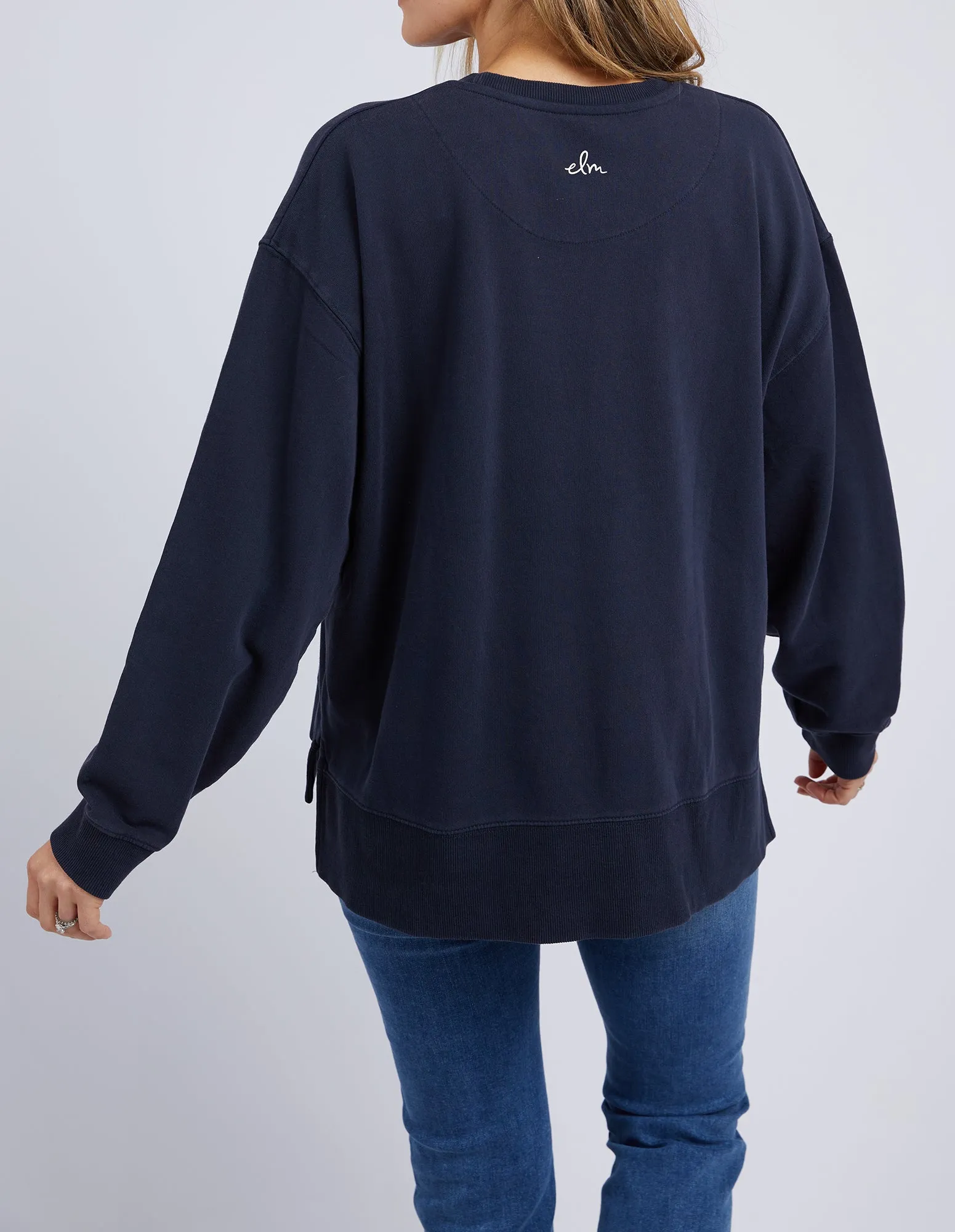 Inflorescence Crew Washed Navy