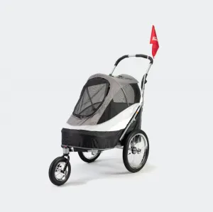 InnoPet Sporty Dog Trailer Deluxe - Black/Silver
