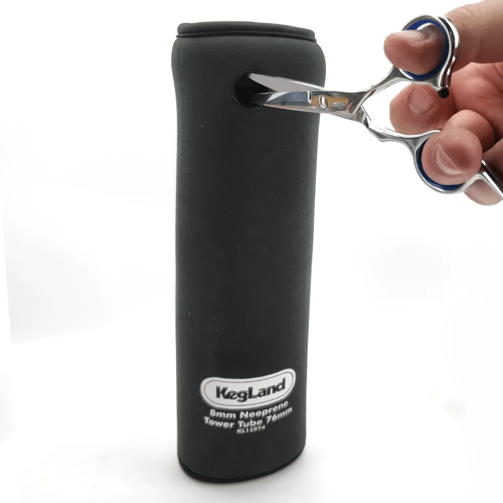 Insulating Neoprene Kegerator Tower Tube 115mm/4.5' (4 Tap)