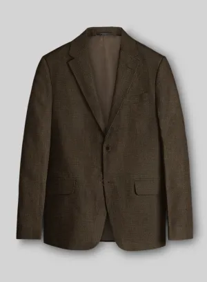 Italian Brown Linen Jacket