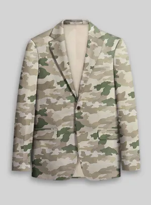 Italian Cotton Santoro Camo Jacket