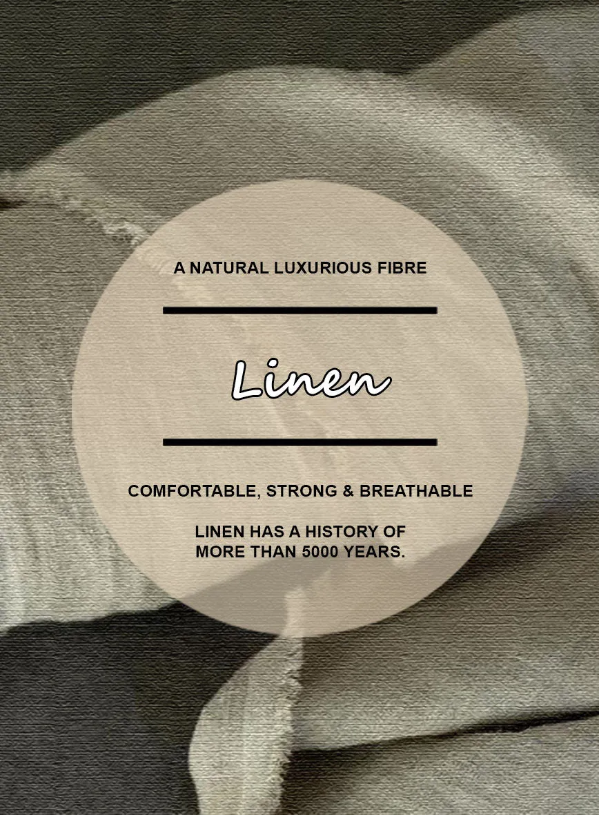 Italian Prato Khaki Linen Pants