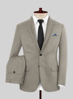 Italian Turna Light Brown Flannel Suit