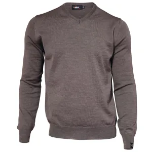 Ivanhoe Men&#x27;s Cashwool V-Neck Dark Khaki | Buy Ivanhoe Men&#x27;s Cashwool V-Neck Dark Khaki here | Outnorth