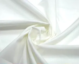 Ivory Broadcloth Polyester Cotton Fabric | Poly Cotton Fabric