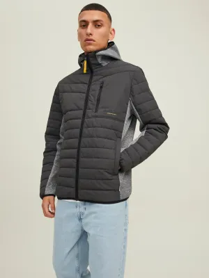 Jack & Jones JCOBERG Hybrid Jacket -ASPHALT