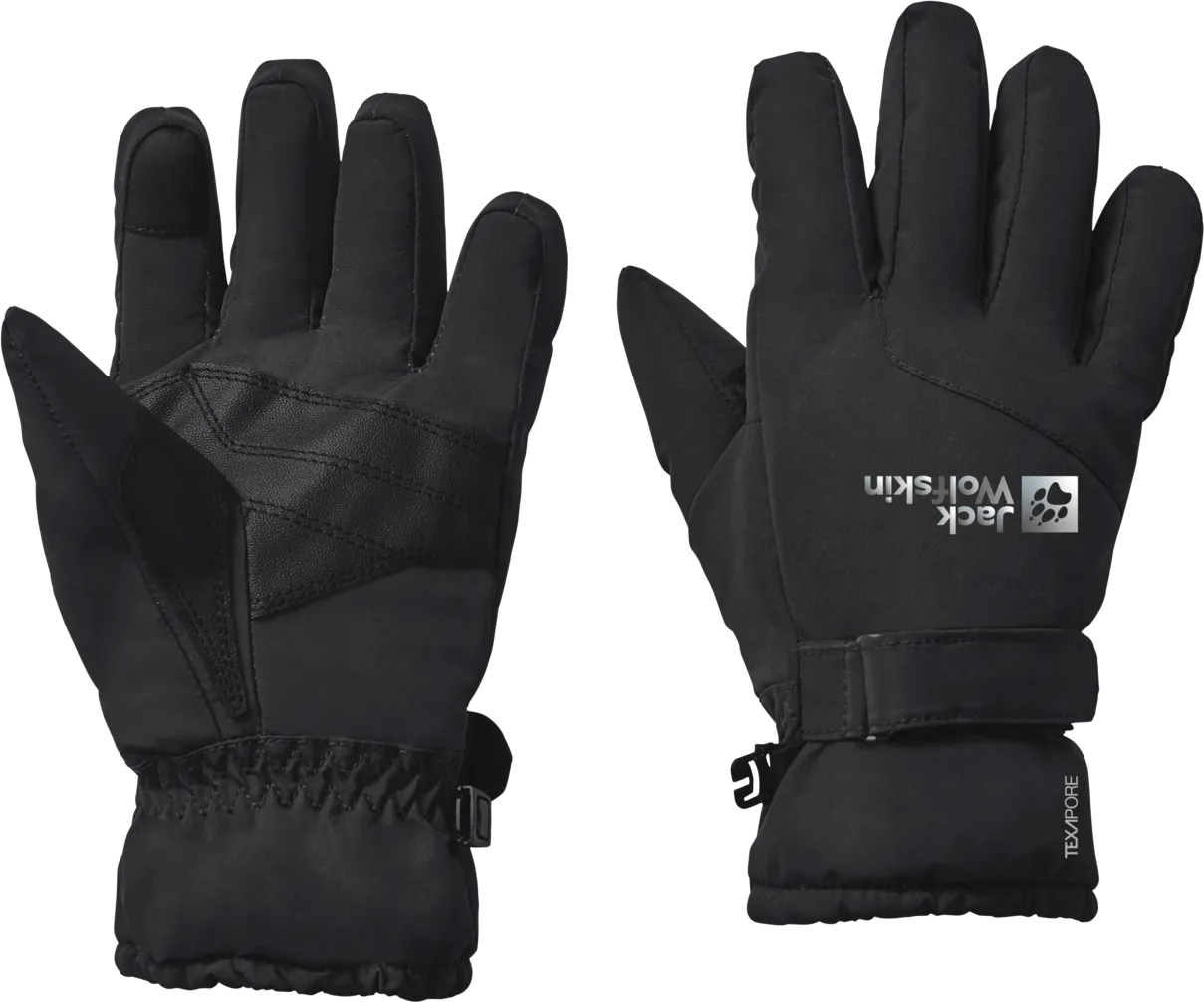Jack Wolfskin Kids&#x27; 2-Layer Winter Glove Black | Buy Jack Wolfskin Kids&#x27; 2-Layer Winter Glove Black here | Outnorth