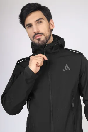 JAG Z  Minus 5 TACTICAL PRO JACKET | 8 POCKETS | Tactical Snowproof Jacket | Winter Jacket | 11 Zippers | Black | Garud Edition Tactical Jacket