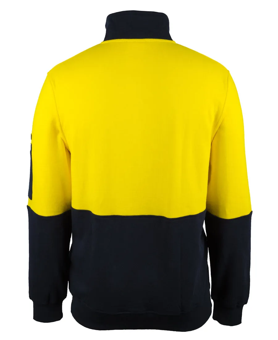 JB'S Hi Vis 310 Cotton 1/2 Zip Fleece - 6HVFM