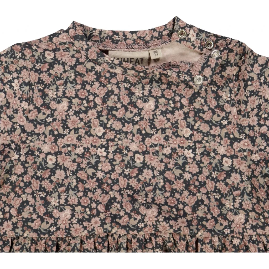 Jersey Dress Sessa - winter flowers