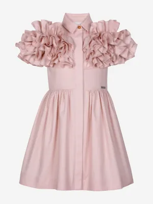 Jessie And James Girls Glorious Sunshine Dress in Pink