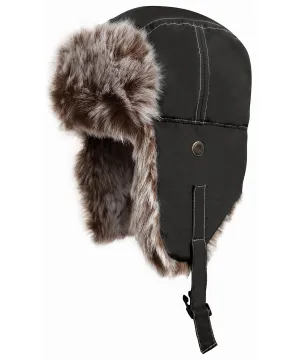Jet Black - Classic sherpa hat