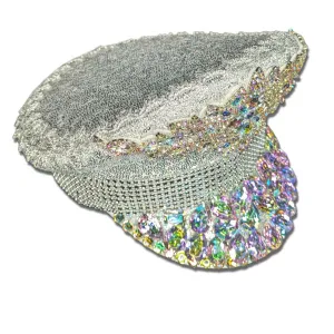 Jewelled Festival Hat-White