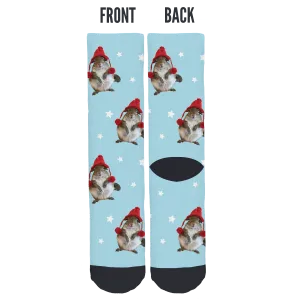Jill the Squirrel Crew Socks